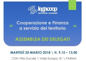 Scopri di più sull'articolo “Finanza e cooperazione a servizio del territorio”: martedì 20 marzo a Parma si terrà la nostra Assemblea