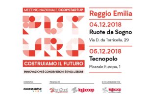 Scopri di più sull'articolo COSTRUIAMO IL FUTURO: il meeting annuale di Coopstartup a Reggio Emilia, il 4 e 5 dicembre. Due indagini SWG, dibattiti, nuova cooperazione