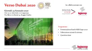Scopri di più sull'articolo Verso Dubai, un incontro sul Bando della Regione Emilia per la partecipazione a Expo 2020