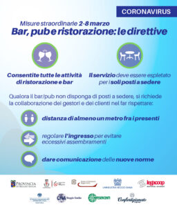 Scopri di più sull'articolo Commercio e azioni preventive a tutela della salute pubblica, disposizioni a Reggio Emilia