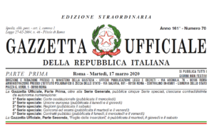 Scopri di più sull'articolo Decreto “Cura Italia”: misure straordinarie per sanità, famiglie e lavoro