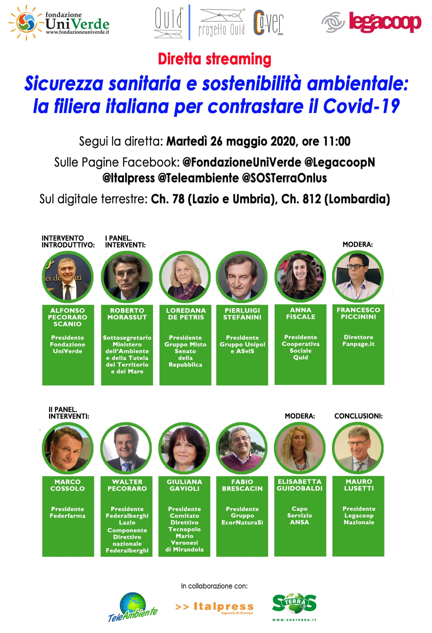 Al momento stai visualizzando Webinar, 26 maggio: “Sicurezza sanitaria e sostenibilità ambientale: la filiera italiana per contrastare il Covid-19”