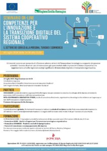 Scopri di più sull'articolo Seminario on line: Competenze per l’innovazione e la transizione digitale del sistema cooperativo regionale