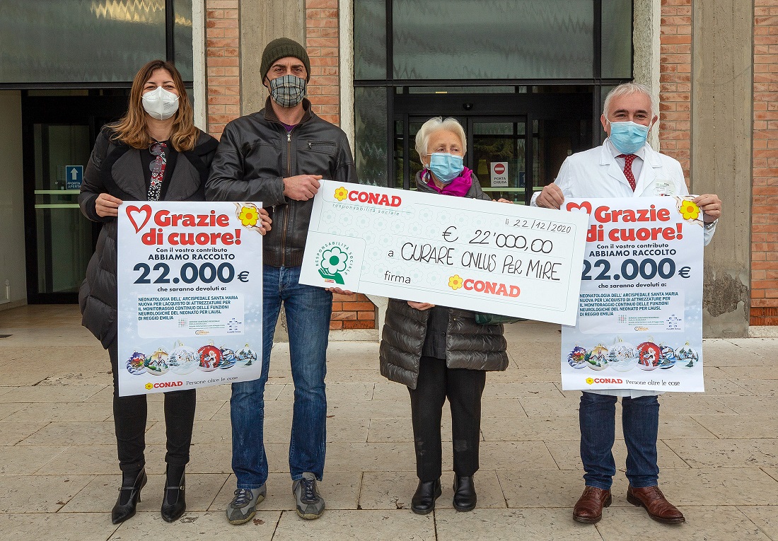 Al momento stai visualizzando Raccolta Conad di Reggio Emilia: donati 22.000 euro a sostegno del MIRE