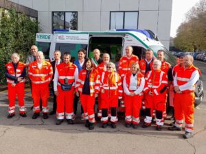 Scopri di più sull'articolo Trentennale Progeo: donazione di un’ambulanza alla Croce Verde di Reggio Emilia