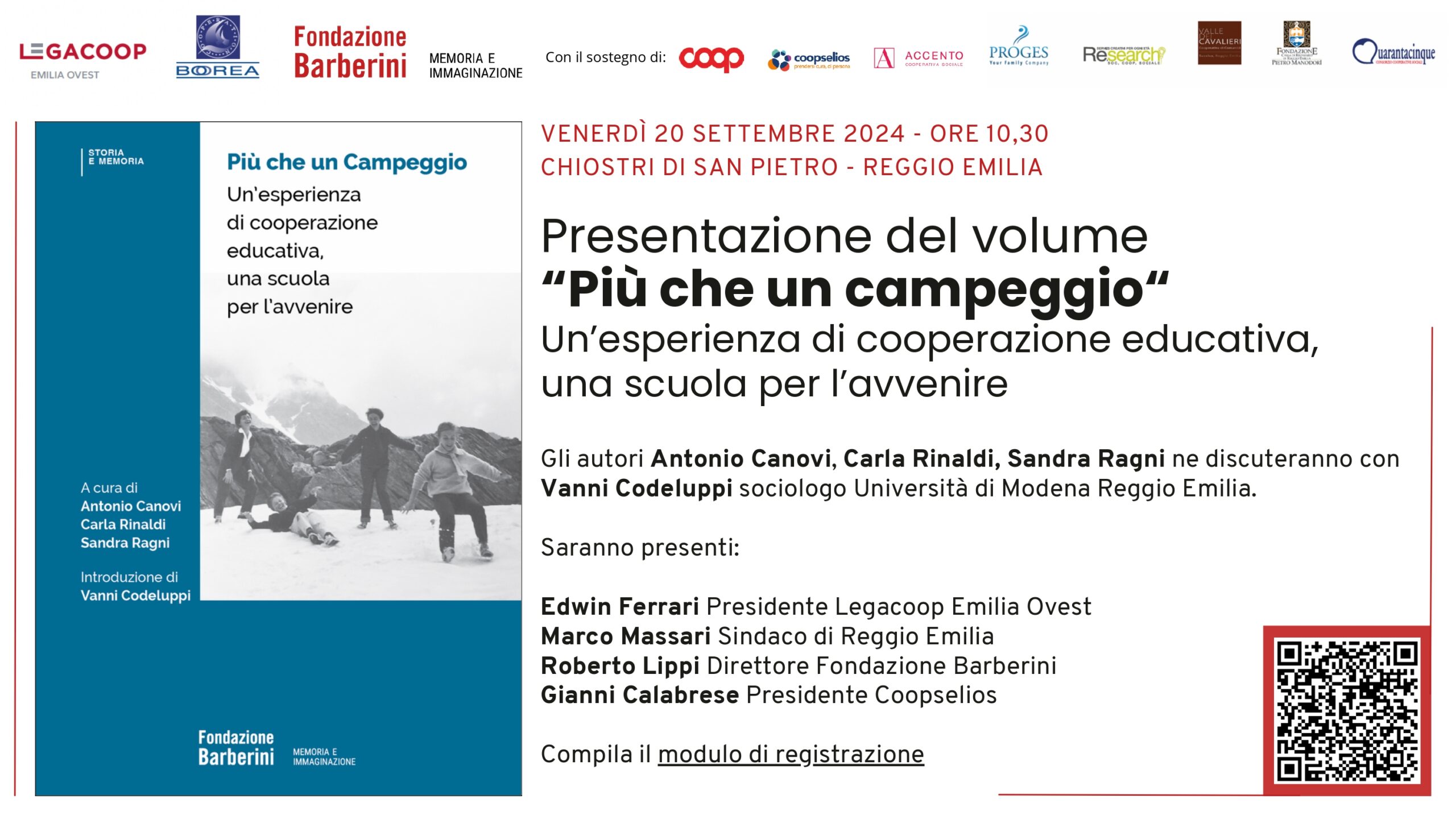 Al momento stai visualizzando Presentazione del volume “Più che un campeggio”