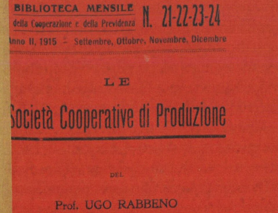 Al momento stai visualizzando “Ugo Rabbeno e il movimento cooperativo”